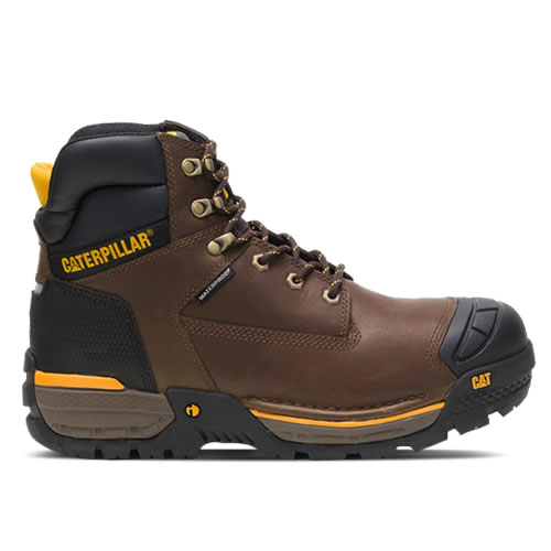 CAT Excavator Espresso Safety Boots